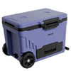 VEVOR Hard Cooler, 45QT Portable Rolling Cooler with Wheels, Leak-Resistant Coolbox Keeps Contents Cool for 48 Hours, Ice Retention Insulated Chests, Ultra-Light for Outdoor Picnics, Grill, Camping