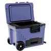 VEVOR Hard Cooler, 45QT Portable Rolling Cooler with Wheels, Leak-Resistant Coolbox Keeps Contents Cool for 48 Hours, Ice Retention Insulated Chests, Ultra-Light for Outdoor Picnics, Grill, Camping
