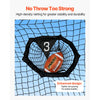 VEVOR 8 x 8 ft Football Trainer Throwing Net, Training Throwing Target Practice Net with 6 Target Pockets, Knotless Net Includes Straps and Portable Carry Case, Improve QB Throwing Accuracy, Black