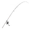 VEVOR Rod and Fishing Reel Combo, IM6 Carbon Fiber Spinning Rod and Reel Combo, Bass Fishing Pole with 6.5 ft Two-Piece Rods, 7+1 Ball Bearings, EVA Handle, Stainless Steel Guides with Ceramic Rings
