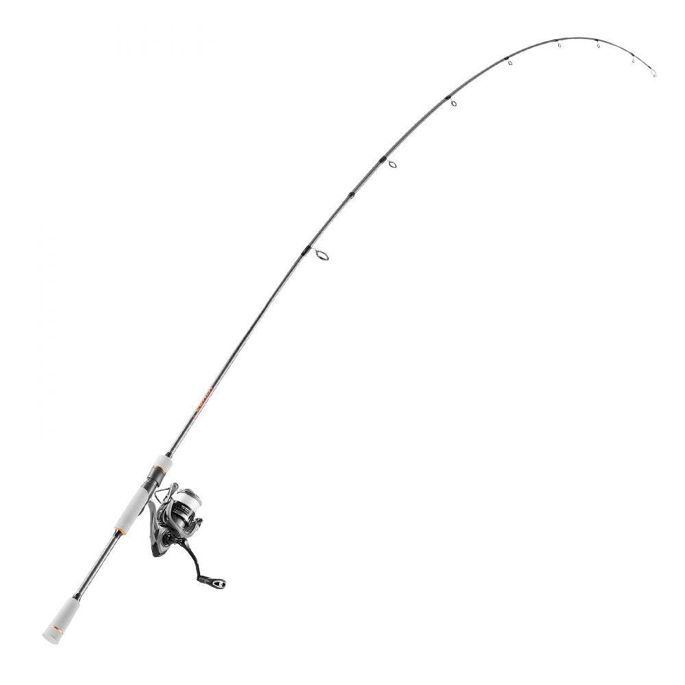 VEVOR Rod and Fishing Reel Combo, IM6 Carbon Fiber Spinning Rod and Reel Combo, Bass Fishing Pole with 6.5 ft Two-Piece Rods, 7+1 Ball Bearings, EVA Handle, Stainless Steel Guides with Ceramic Rings