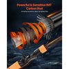 VEVOR Rod and Fishing Reel Combo, IM7 Carbon Fiber Baitcasting Rod and Reel Combo, Bass Fishing Pole with 6+1 BB System, 7.0:1 Gear Ratio, Cork Handle, Stainless Steel Guides with Ceramic Rings