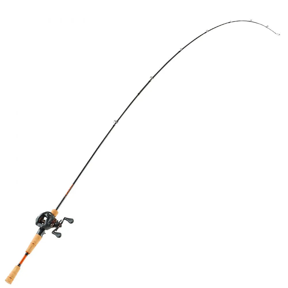 VEVOR Rod and Fishing Reel Combo, IM7 Carbon Fiber Baitcasting Rod and Reel Combo, Bass Fishing Pole with 6+1 BB System, 7.0:1 Gear Ratio, Cork Handle, Stainless Steel Guides with Ceramic Rings
