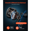 VEVOR Rod and Fishing Reel Combo, IM7 Carbon Fiber Baitcasting Rod and Reel Combo, Bass Fishing Pole with 6+1 BB System, 7.0:1 Gear Ratio, Cork Handle, Stainless Steel Guides with Ceramic Rings