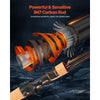 VEVOR Rod and Fishing Reel Combo, IM7 Carbon Fiber Baitcasting Rod and Reel Combo, Bass Fishing Pole with 7+1 BB System, 7.0:1 Gear Ratio, Cork Handle, Stainless Steel Guides with Ceramic Rings