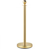 VEVOR 4PCS Gold Stanchion Posts Queue, 38 Inch Red Velvet Rope, Crowd Control Barriers Queue Line Rope, Barriers for Party Supplies