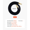 VEVOR 2 Pcs Black Velvet Stanchion Ropes, 5 ft Crowd Control Stanchion Black Velvet Ropes with Gold Hooks, Post Queue Barrier Carpet Rope for Carpet Events Movie Theaters Grand Openings Hotels Party