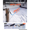 VEVOR 75FT Heated Water Hose for RV -45°F Anti Freeze Drinking Water Hose, 1/2" ID, Smooth Surface, with Leakage Protection GFCI, Built-in Thermostat, Freeze & Leak-Proof, Lead and BPA Free for RVs