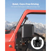 VEVOR Tube Door Side Mirrors, Compatible with Jeep Wrangler CJ7 YJ TJ JK JL/Gladiator JT/Cherokee XJ, DOT-Certified Side View Mirrors for Half Tubular Doors, Up/Down/Left/Right Adjustable, 1 Pair
