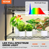 VEVOR Plant Stand with Grow Light, 4 Tiers Plant Shelf with 3000K 180W LED Full Spectrum Light for Indoor Plants, Grow Light Shelf with Timer for Seed Starting 35.4" L  x 13.8" W x 59.1" H