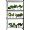VEVOR Plant Stand with Grow Light, 4 Tiers Plant Shelf with 3000K 180W LED Full Spectrum Light for Indoor Plants, Grow Light Shelf with Timer for Seed Starting 35.4" L  x 13.8" W x 59.1" H