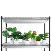 VEVOR Plant Stand with Grow Light, 4 Tiers Plant Shelf with 3000K 180W LED Full Spectrum Light for Indoor Plants, Grow Light Shelf with Timer for Seed Starting 35.4" L  x 13.8" W x 59.1" H
