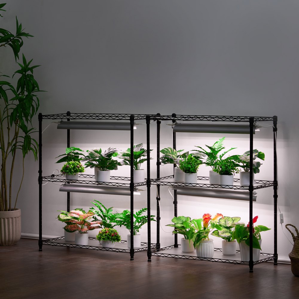 Vevor Plant Stand 6-Tier DIY Grow Light Shelf 29.5" x 13.8" x 70.9" Ne   FactoryPure
