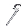 VEVOR Pipe Wrench, 14" Aluminum Straight Pipe Wrench, Automatic Jaw Adjustment, Adjustable Plumbing Wrench, Easy to Carry, Ergonomic Handle, Hangable Design, for Water Pipes, Automotive Repairs
