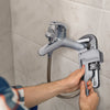 VEVOR Pipe Wrench, 24" Aluminum Straight Pipe Wrench, Adjustable Plumbing Wrench, with High Strength Jaw and Ergonomic Handle, Easy to Carry, Hangable Design, for Water Pipes, Automotive Repairs