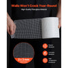 VEVOR Drywall Mesh Tape, 5.91 inch W x 98.43 ft L Self-Adhesive Fiberglass Drywall Joint Tape, 12 Rolls Dry Wall Patch for Easy Sheetrock Ceiling Crack Repair, to Achieve Smooth Even Wall Surface