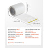 VEVOR Drywall Mesh Tape, 5.91 inch W x 98.43 ft L Self-Adhesive Fiberglass Drywall Joint Tape, 12 Rolls Dry Wall Patch for Easy Sheetrock Ceiling Crack Repair, to Achieve Smooth Even Wall Surface