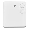 VEVOR Smart Wall Heater, 1500W Electric Wall Mounted Heater with Knob Adjustment, 3 Modes, Portable Design with Anti-Tipping and Overheat Protection, for Bedroom, Living Room, Office, Bathroom, White