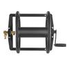 VEVOR Wall Mounted Garden Hose Reel, Holds 200 ft 5/8-inch Manual Water Hose Winder, Heavy-Duty Steel, Outdoor Reel with Brass Fitting & 5ft Leader Hose, Space Saving, for Yard Lawn Garage