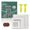 VEVOR 16PCS Drywall Repair Kit, 4/6/8-inch Aluminum Dry Wall Repair Patch Kit with 2 Scrapers & 2 Sandpapers, Self-Adhesive Drywall Patches for Nail Holes, Wall Cracks, Peeling, Scraping