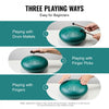 VEVOR Steel Tongue Drum, 12 in & 13 Notes, C Major Steel Drum for Outside Garden, with 2 Mallets & Carry Bag, Hand Pan Drum Percussion Instrument for Meditation Musical Education Yoga, Green