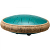 VEVOR Steel Tongue Drum, 14 in & 15 Notes, Rain Drum for Outside Garden, D Major Key, Tank Drum with 2 Mallets & Carry Bag, Hand Pan Drum Percussion Instrument for Musical Education Yoga, Green