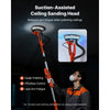 VEVOR Drywall Sander, 950W Electric Drywall Sander, Popcorn Ceiling Removal Tool with 7 Variable Speed 1000-2300 RPM, Double-Deck LED Light, Foldable & Extendable Handle, 15 Sanding Discs, Dust Hose