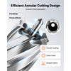 VEVOR Annular Cutter Set, 4 pcs Weldon Shank Mag Drill Bits Kit, 1" Cutting Depth, 1" Cutting Diameter, HSS, 2 Drill Bits with 2 Pilot Pins and Plastic Cases, for Magnetic Drills, Steel, Aluminum