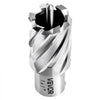 VEVOR Annular Cutter Set, 4 pcs Weldon Shank Mag Drill Bits Kit, 1" Cutting Depth, 1" Cutting Diameter, HSS, 2 Drill Bits with 2 Pilot Pins and Plastic Cases, for Magnetic Drills, Steel, Aluminum
