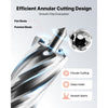 VEVOR Annular Cutter Set, 5 pcs Weldon Shank Mag Drill Bits Kit, 1" Cutting Depth, 1/2", 5/8", 1" Cutting Diameter, HSS, 3 Drill Bits with 2 Pilot Pins and 3 Plastic Cases, for Magnetic Drills, Steel
