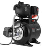 VEVOR 1.1 HP Shallow Well Pump with Pressure Tank, 120V 1320 GPH, Plastic Irrigation Jet Pump with 5-Gal Tank, Automatic Water Booster Transfer System, 20/40 PSI Pressure Switch, for Home Garden Lawn