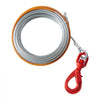 VEVOR Galvanized Steel Winch Cable, 3/8 Inch x 100 Feet 15,200 lbs Breaking Strength, Wire Winch Rope with Swivel Hook, Towing Cable Heavy Duty, Universal Fit for SUV, Large Off-Road Vehicle, Truck