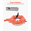 VEVOR Threading Machine Dies, 1/2"-3/4" NPT Pipe Dies(4 Packs), Right-Handed HSS Pipe Threading Dies, Fit VEVOR Integrated Pipe Threading Machines