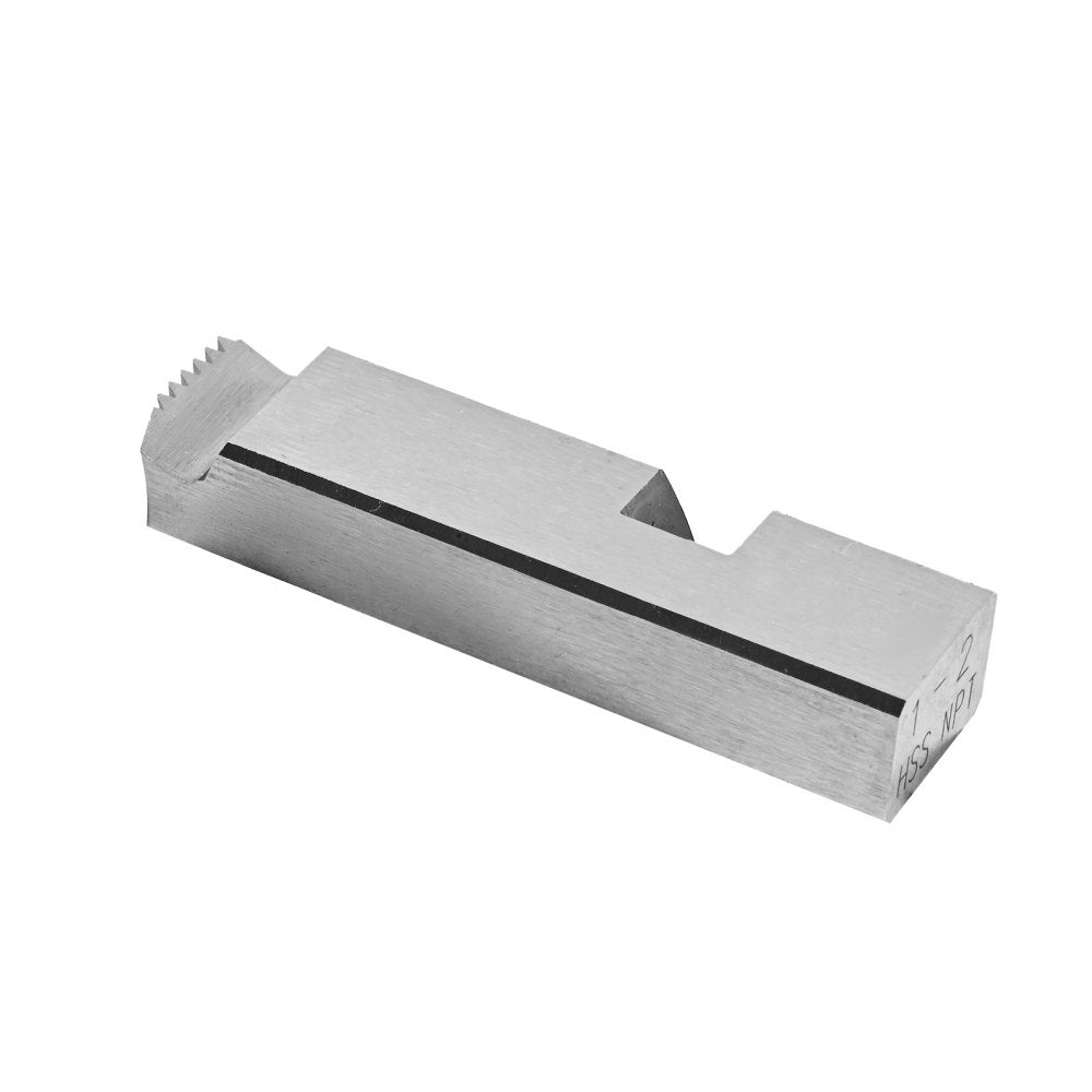 VEVOR Threading Machine Dies, 1/2"-3/4" NPT Pipe Dies(4 Packs), Right-Handed HSS Pipe Threading Dies, Fit VEVOR Integrated Pipe Threading Machines