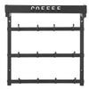 VEVOR Coffee Mug Holder Wall Mounted, 12 Movable Hooks Coffee Cup Hanger for Wall, Carbon Steel Mug Rack with Top Shelf, Coffee Bar Accessories & Organizer, Mug Display for Home Kitchen (Matte Black)