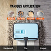 VEVOR Carpet Sweeper Manual, Floor Sweeper with 300 ml Dustbin Capacity Easy to Empty, 6.7 inch Cleaning Width for Home Office Carpets Pet Hair Dust, Blue