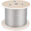 VEVOR 316 Stainless Steel Cable, 500FT Stainless Steel Wire Rope of 5/32 Inch Diameter and 1x19 Construction, 3300 LBS Breaking Strength Steel Cable for Outdoor Railing Decking DIY Balustrade