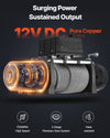 VEVOR electric winch featuring 12V DC pure copper motor and 3-stage planetary gear system