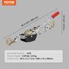 VEVOR Come Along Winch, 2 Ton (4,409 lbs) Pulling Capacity, 12 ft Steel Cable, 2 Hooks, Heavy Duty Ratchet Power Puller Tool with Dual Gears, Automotive Hoist Cable Puller Ideal for Vehicle Rescue