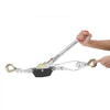 VEVOR Come Along Winch, 2 Ton (4,409 lbs) Pulling Capacity, 12 ft Steel Cable, 2 Hooks, Heavy Duty Ratchet Power Puller Tool with Dual Gears, Automotive Hoist Cable Puller Ideal for Vehicle Rescue