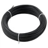 VEVOR Vinyl Coated Wire Rope Kit, 3/32 Cable Through 1/16 Diameter Stainless Steel, 7x7 Strands Construction with 189 Accessories for String Lights, Clothesline, Vine, 164 ft Black