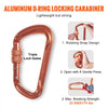 VEVOR Steel Core flipline, 1/2" x 12' Arborist Flipline, Flip Line for Tree Climbing with Alloy Steel Snap Hook, Aluminum Alloy Carabiner and Extra Tool Lanyard, for Arborist, Tree Climbers