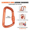 VEVOR 16mm Steel Core Flipline, 12ft(3.6m) Arborist Flipline, Flip Line for Tree Climbing with Alloy Steel Snap Hook & Aluminum Alloy Carabiner, 30KN Breaking Tension for Fall Protection, Tree Climber
