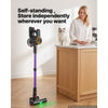 VEVOR Cordless Vacuum Cleaner 500W 50kPA Cordless Stick Vacuum Cleaner, For Home Hard Floor Carpet Pet Hair, 45-Min Runtime, Rechargeable, Lightweight Handheld, with LED Display, 5 Brush Heads