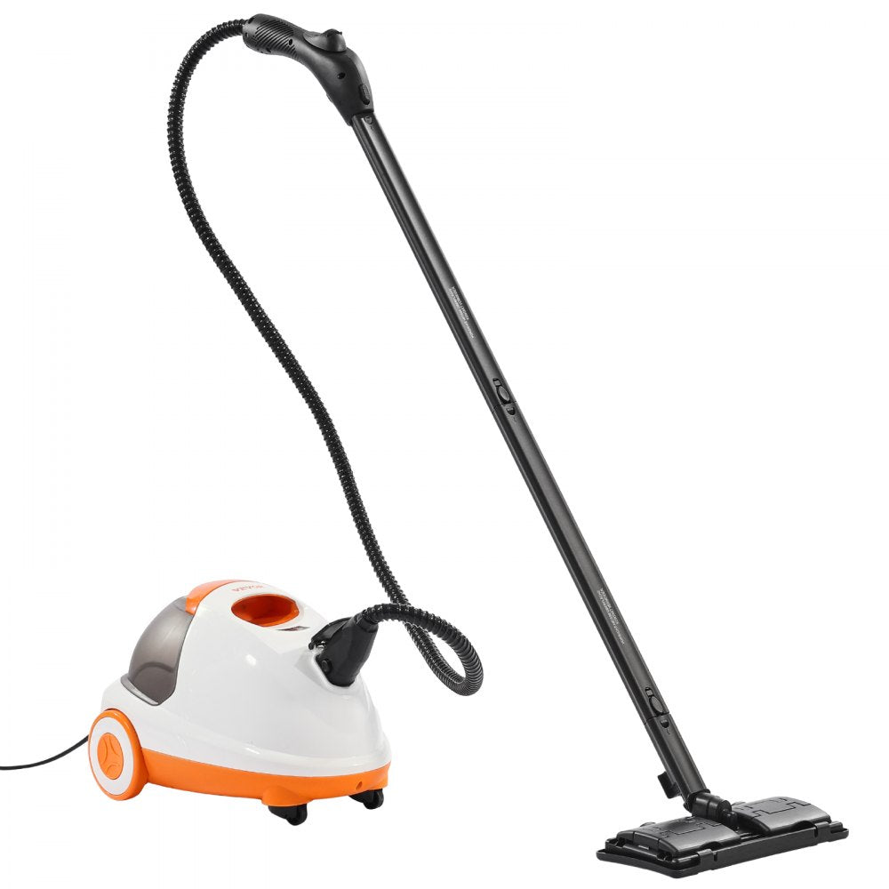 VEVOR Steam Cleaner, Multipurpose Powerful Steamer with 23 Accessories, Steamer Cleaing with Extra-Long Power Cord, 84.55 oz Tank and Portable Handle, for Grout, Tile, Floors, Appliances, Home & Car