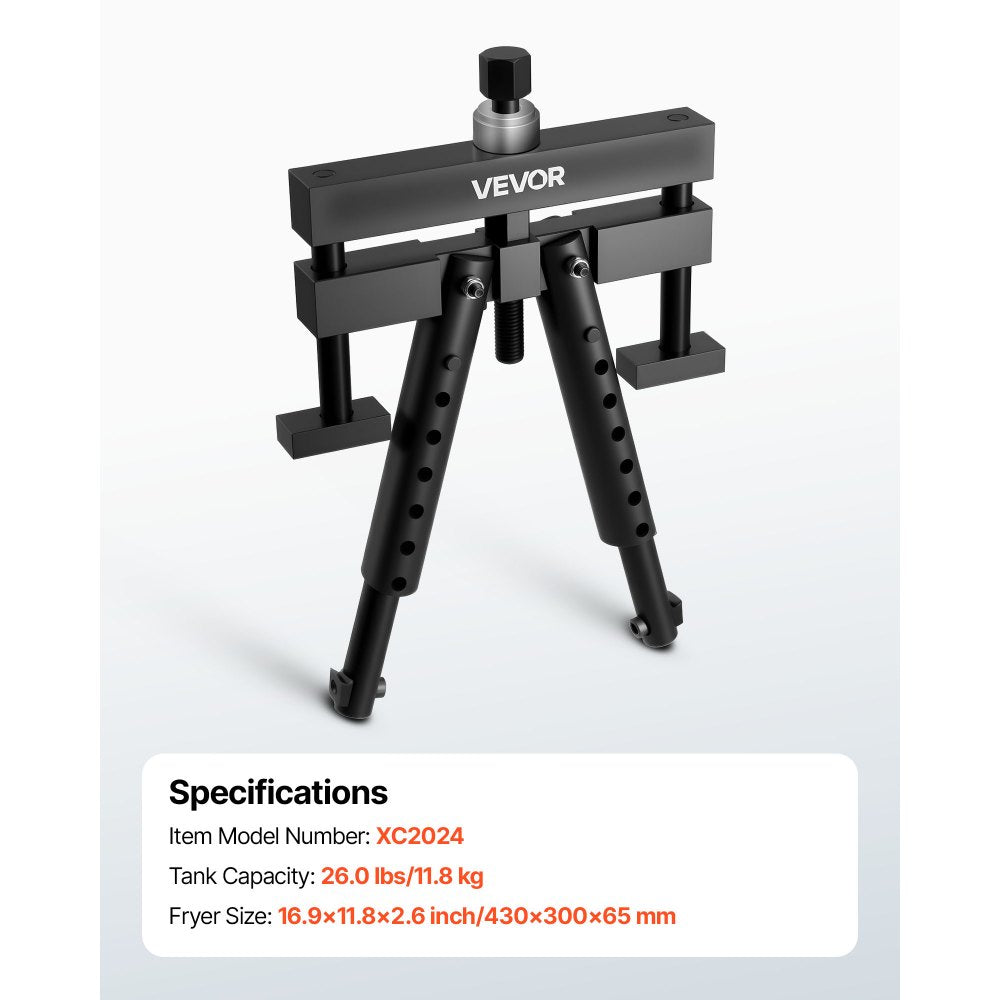 VEVOR Universal Cylinder Liner Puller Assembly, Used for Mack Cummins Cat on Wet Liner from 3-7/8 in to 6-1/4 in Bore, Diesel Engine Cylinder Liner Removal Tool, Replace PT-6400-C, M50010-B, 3376015
