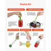 VEVOR Canning Supplies Starter Kit, 11 Pieces Stainless Steel Water Bath Canning Kit for Beginners, Canning Tools Set: Pot, Rack, Lid, Ladle, Funnel, Tongs, Jar Lifter, Wrench, Measuring Cup