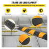 VEVOR 6ft Rubber Speed Hump for Driveways, Durable Cable Guard Ramp, 72.4x12x2.4 in, Dual-Channel for Garage, Gravel, Asphalt, Concrete Paths (Dual-Channel, 6ft-Speed Hump)