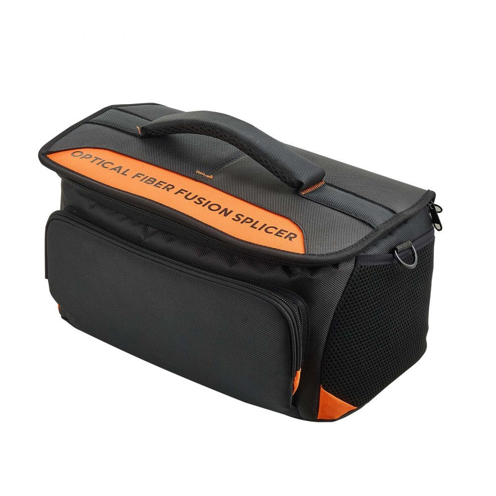 VEVOR Fiber Fusion Splicer 6 Motors with 8s Splicing & 18s Heating, 5200mAh Core Alignment Fibers Optical Splicer, 5" LCD Screen, 3 in 1 Fiber Holder, App Bluetooth Connectivity for SM MM DS NZDS