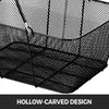 VEVOR Shopping Baskets with Handles, 12PCS, Black Metal Shopping Basket, Portable Wire Shopping Basket, Black Wire Mesh shopping Basket Set for Supermarkets, Retail Stores, Grocery Shopping, Black